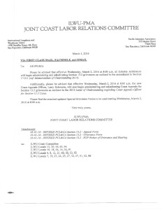 CLRC memo re 13.2 procedure inc new Appeals Officer